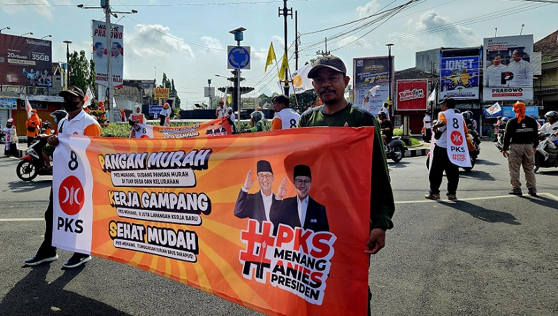 Flashmob Serentak, PKS: Pangan Murah, Kerja Gampang, Sehat Mudah